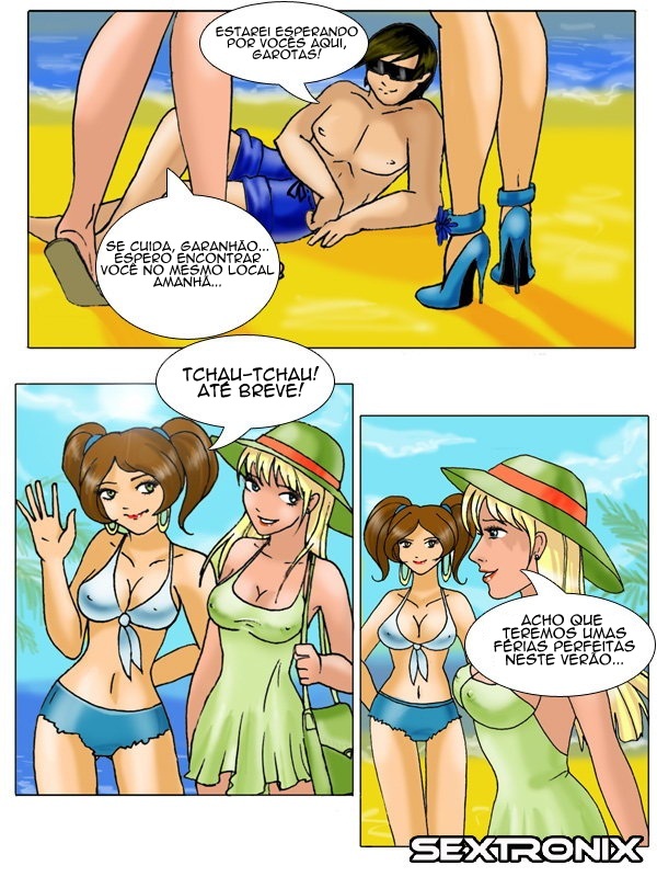 Novinha boa em hentai gratis dando na praia