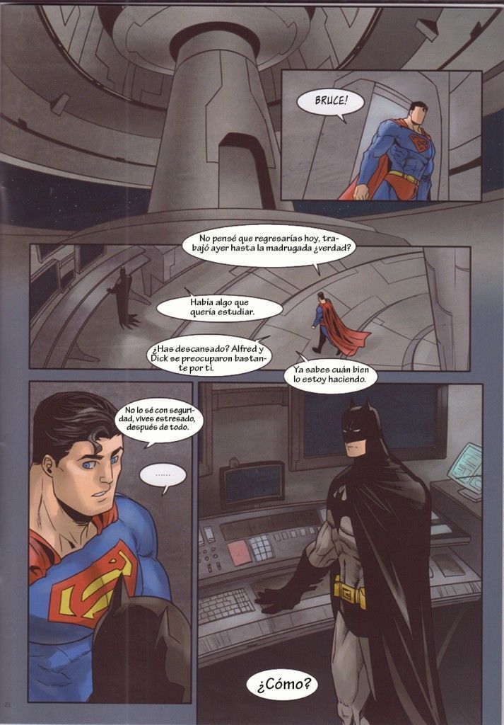 Batman x Superman no quadrinhos hentai gay