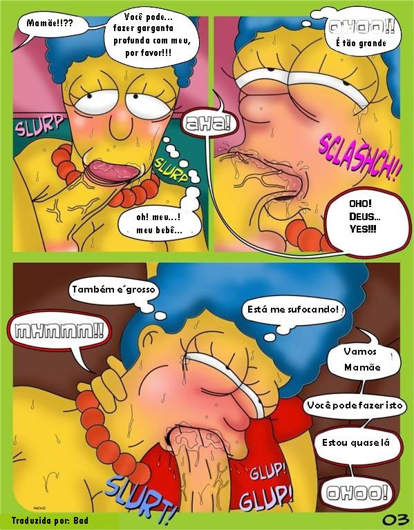 Marge esta em hentai simpson tomando pica