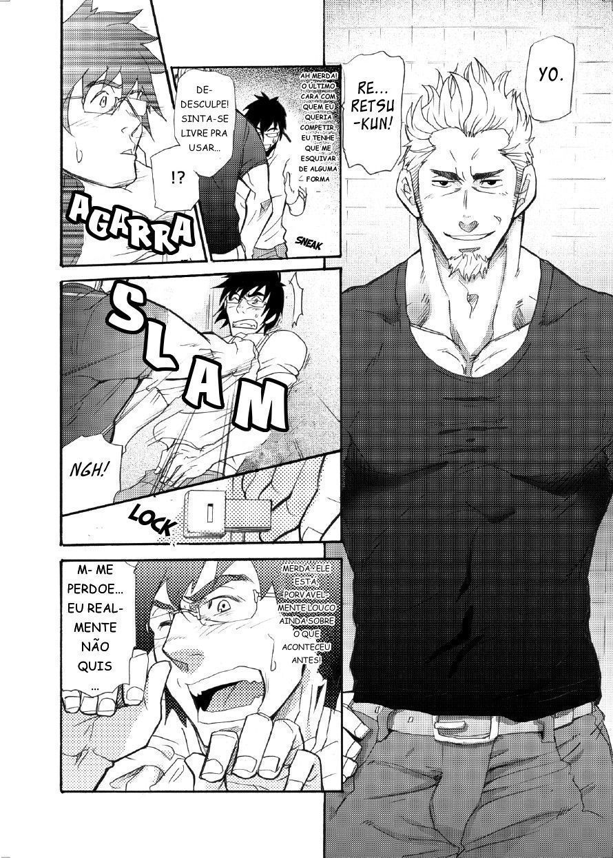 Rapaz no hentai gay manga ganhando um boquete