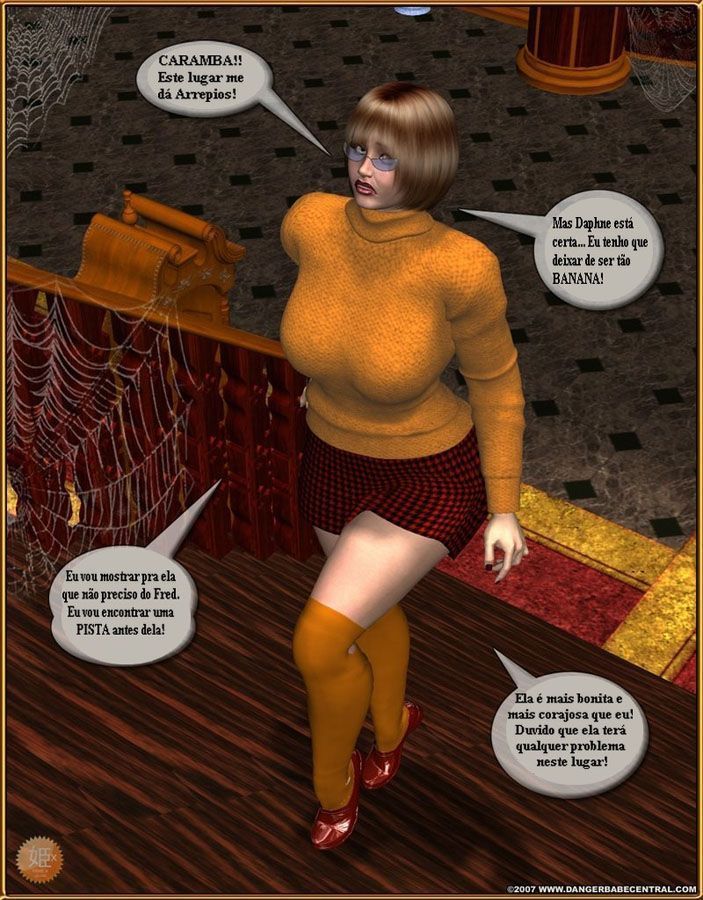 Velma e dafne em scooby doo hentai 